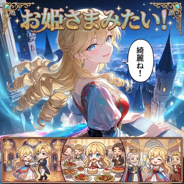 お姫さまみたい！(comic+img)