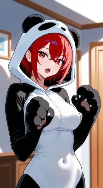 女子高生はパンダに覚醒する………♡