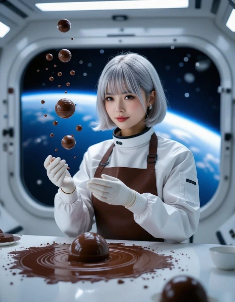 宇宙のショコラティエ - 無重力カフェの女神 / Space Chocolatier - Goddess of the zero gravity cafe