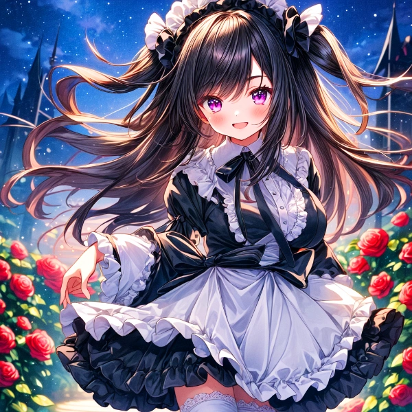 黒髪でゴスロリなうちの子＊その1(5枚)