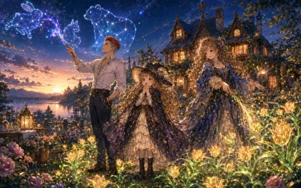 魔女一家の素敵な夕べ