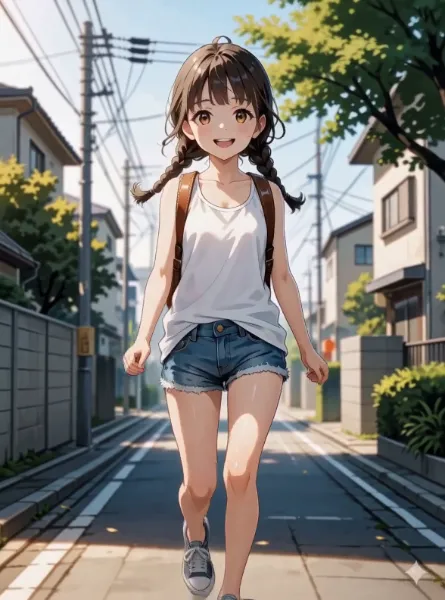おはよー！一緒に学校行こっ