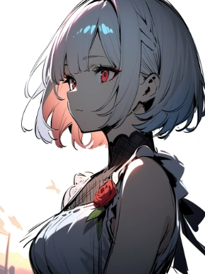 sunset girl