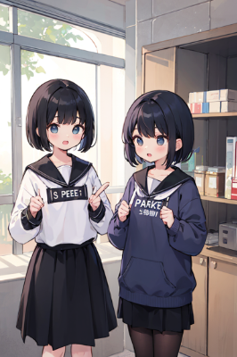 仲良しな2人