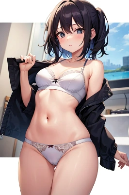 ランジェリー姿