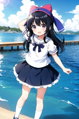 黒髪の少女