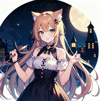 金髪の猫耳少女