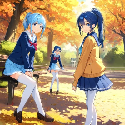 なかよしの３人