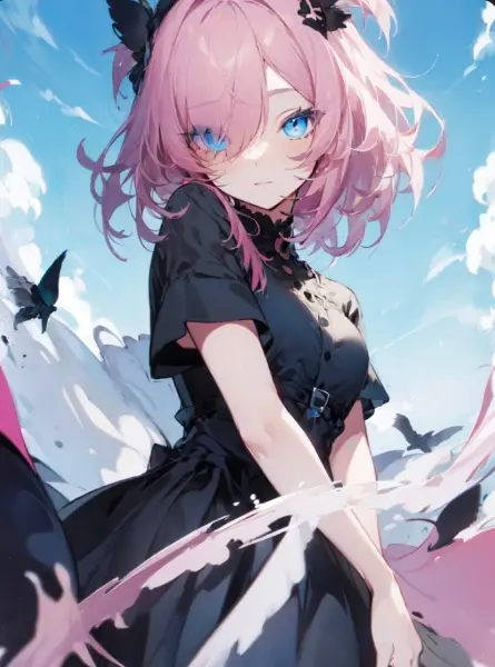 片目隠れちゃん