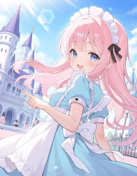 夢の国のメイドさん