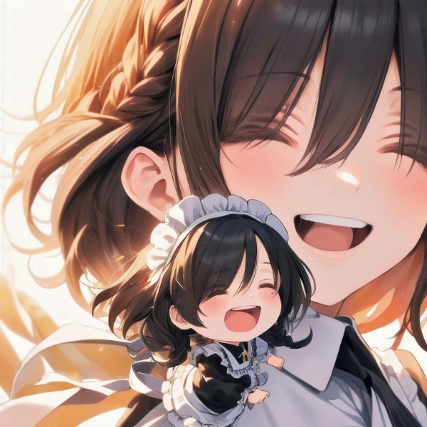 肩のりメイドちゃん