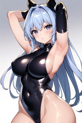 ハイレグレオタードのお姉さん