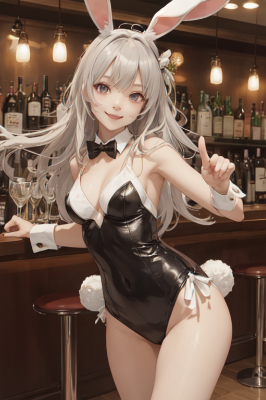 バニガのバイトをする。ビール一丁ね！なぜか居酒屋風味調の勘違いお嬢様。