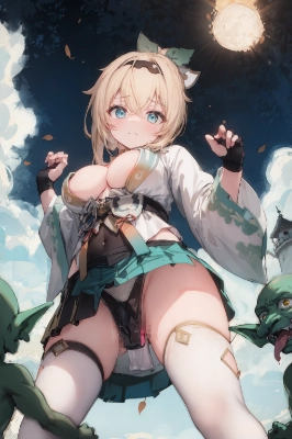 VSゴブリン　おもちゃ挿入お散歩ござる