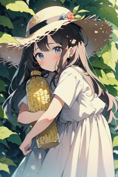 トウモロコシの瓶詰め