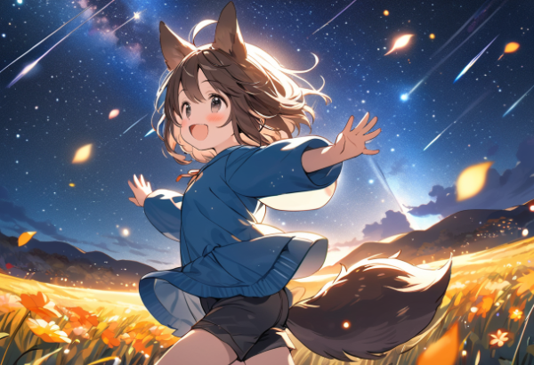 流星とかけっこ