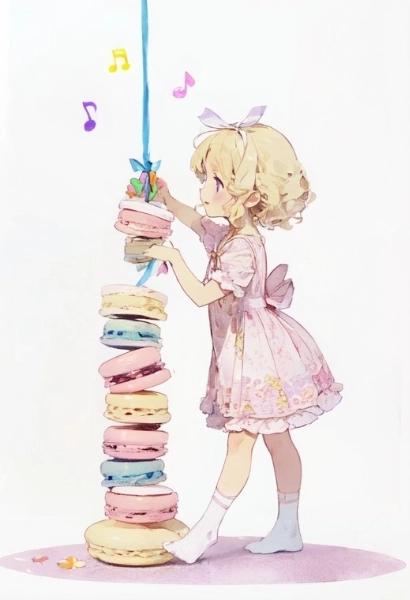 マカロンツリー製作中