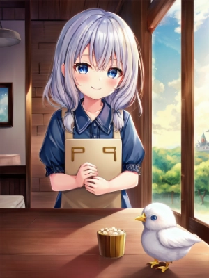 ひよこにご飯