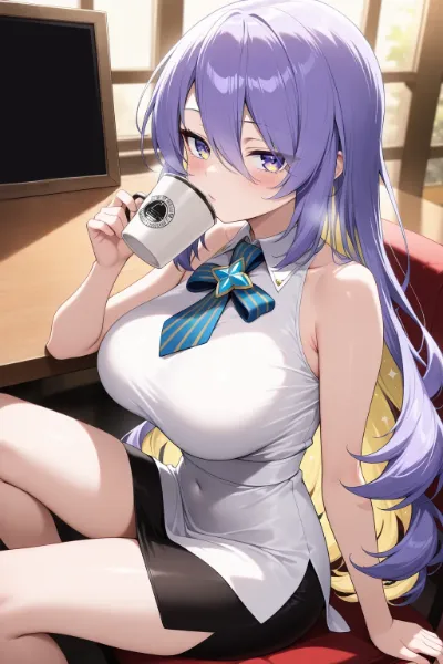 コーヒーブレーク　ムーナちゃん