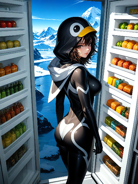 冷蔵庫の向こう側