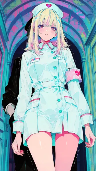 お化け屋敷(ハロウィンナースコス)