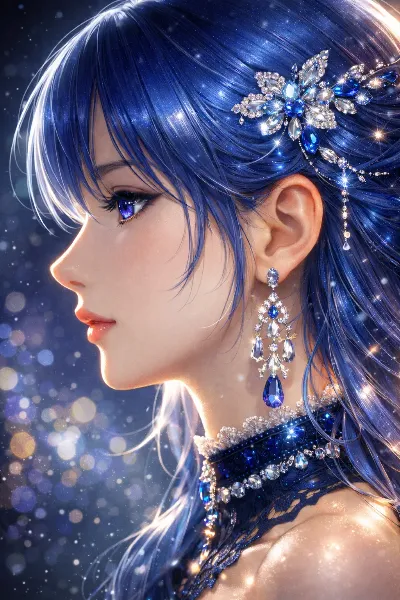 青き宝石の夜に囁く秘密