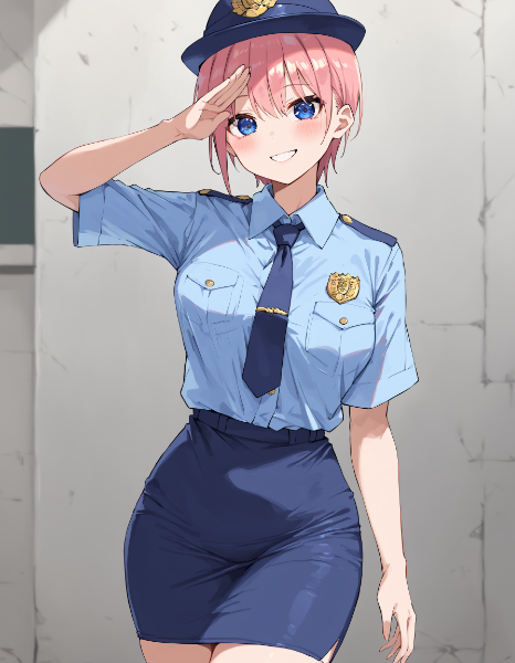 【五等分の花嫁】中野一花　婦警さん