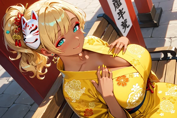 2025/10/21_れもんの祭りのお面