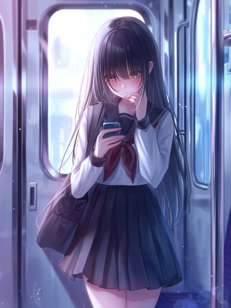 とある通学風景