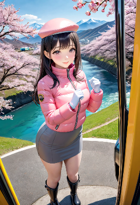 お花見バスガイド