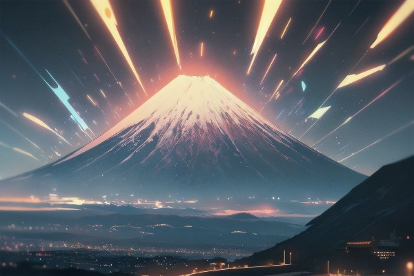 サイバーな富士山
