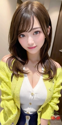 【限定】あなたに見せるために、今日のコーデにはカーディガンを合わせてみたんだ♪どうかな、似合ってるかな？