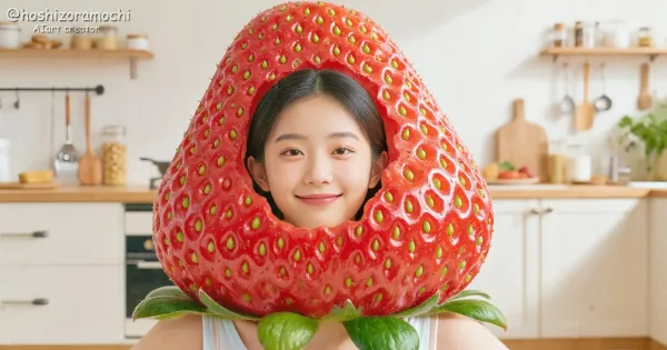 わたし、苺になっちゃった🍓
