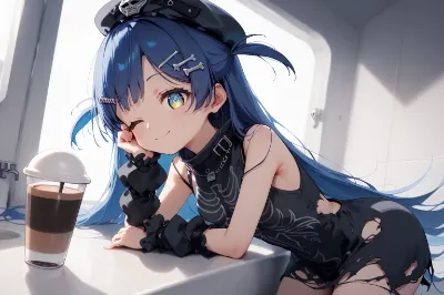 コーヒーブレイク　くろむちゃん