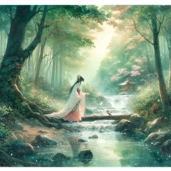 くまさんとは出会わない森の中