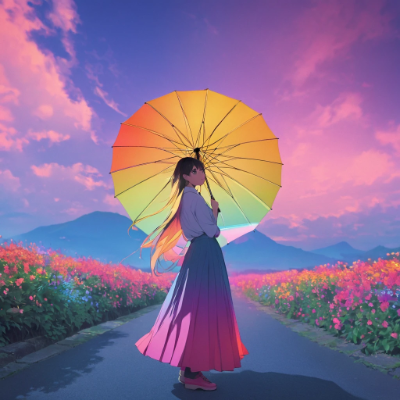 カラフルな風景