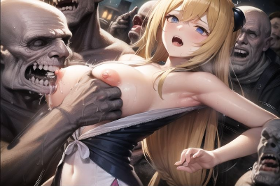 ゾンビの群れ