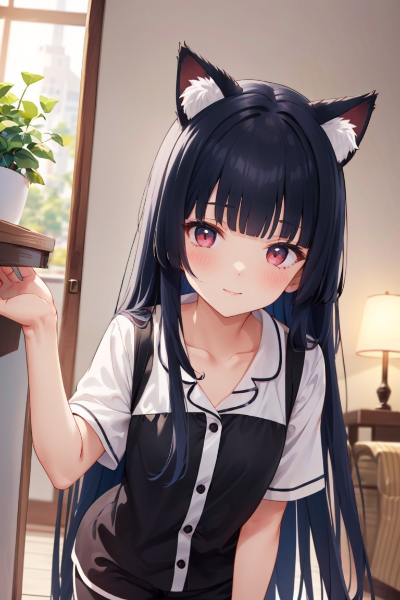 パパにおはようの挨拶