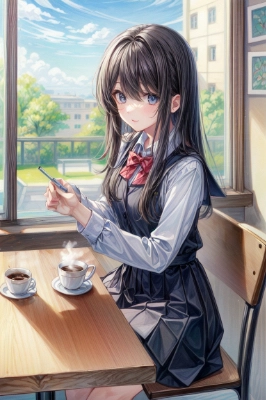 早く来ないとコーヒー冷めちゃうよ