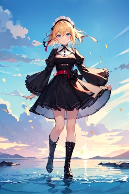 黒いワンピース