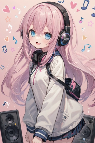 ヘッドホン少女