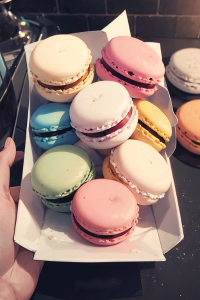 ホワイトデーのお返しマカロン！