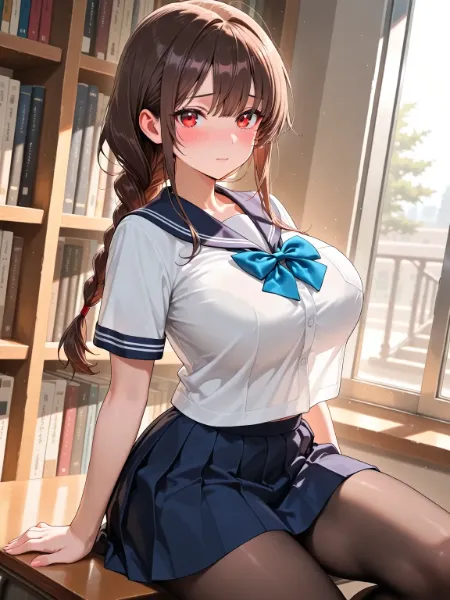 図書館の秘密の視線