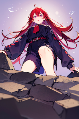 赤髪の女の子