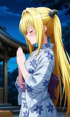 浴衣のヤミちゃん