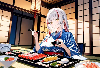 【あすか】和食美味しいね！