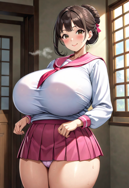 お母さんのセーラー服