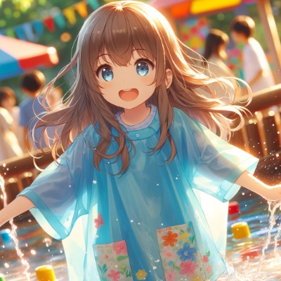 みずあそびたのしい！