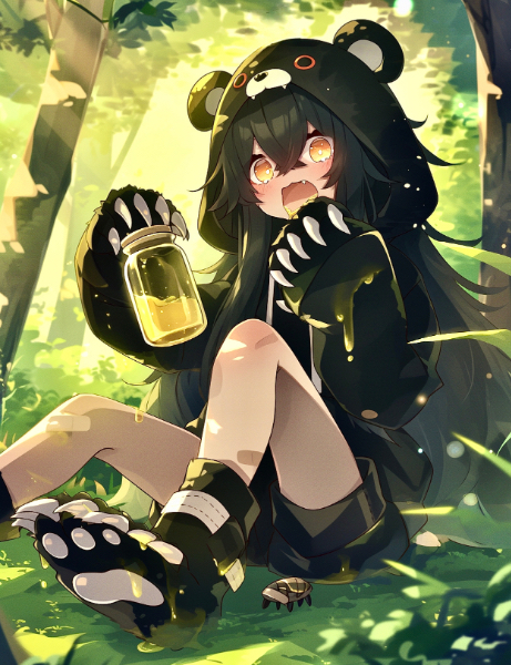 美味すぎるはちみつ✖︎くま娘🐾