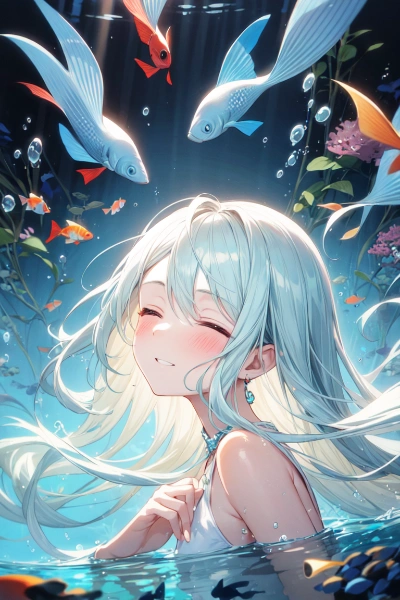 水族館にダイビング